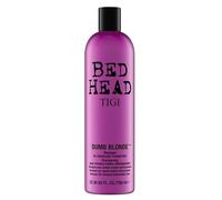 Bed Head by TIGI Dumb Blonde Shampoo, 750ml | Cura professionale da salone per capelli decolorati e trattati, shampoo idratante intenso con cheratina