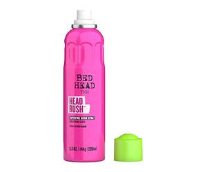 Bed Head by TIGI Headrush Spray Lucidante, 200ml | Spray finish leggero per uno styling liscio e brillante, formula che esalta la lucentezza e condiziona