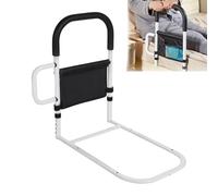 Bed Rails For Seniors, Portable Heavy Duty Fall Prevention 330Lbs Bedside Assist Bar, Elderly Adults Bed Safety Rails, Adjustable Beds Assist Handle Support Rail Non Slip Grip Mobility Aid For Lovers