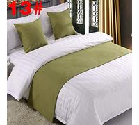 Bed Runner Letto Runner Runner da letto Biancheria da letto per hotel premium letto sciarpa letto bandiera pad letto copriletto copriletto striscia decorativa verde chiaro _50x240cm (letto 1,8 m)
