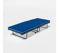 Bed Store SISTEMI RIPOSO Brandina Letto Ospite Pieghevole Ortopedica 15 Doghe Con Materasso Branda 80x190 King con ruote