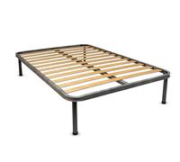 Bed Store SISTEMI RIPOSO Rete A Doghe Strette Per Letto Piazza E Mezza 120x195 Ortopedica Resistente + Con 4 Piedi H30