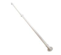 BEdaw Corrimano Bianco per Gradino Delle Scale, Kit Di Supporto Perhiera Perhiera per Scale Interne Ed Esterne, 1M 1.5M 2M 2.5M 3M Corrimano Di Sicurezza per Bambini Anziani in Ferro Battuto/8Ft/240