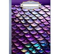 BEDAZZLED MERMAID * CORNELL NOTES SYSTEM COLLEGE COURSE NOTEBOOK+BONUS: Address/CellPhone-Sorority Sisters Women Girls Teen Gratitude Travel Journal ... Homeschool High School Ivy League University