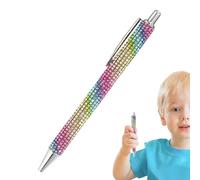 Bedazzled - Penne a glitterate con strass, penne retrattili con brillantini per bambini, studenti, schizzi, esami, scrittura quotidiana liscia