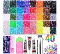 Bedazzling Kit 40000PCS 3mm Strass 40 Colori