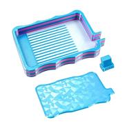 Bedazzling Tray Gradient, Art Tool Organizer Plate, Jewelry Bead Picker Sorting Board with Anti Slip Grid System, Craft Work , Multi Slot Diamond Art Organization Design, Diy Bead Stoning Craft