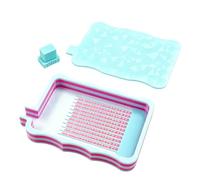 Bedazzling Tray Painting Art Tools, Gradient Art Organizer, 4.01x2.48 Inches Organizer with Gradient Build, Jewelry Bead Plate, Picker Tool with Sorting Design, Tray for Indoor and Desk