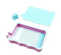 Bedazzling Tray - Painting Gradient Art Tools Organizer, Jewelry Bead Picker Plate with Funnel Spout, Multi-Level Sorting Tray, Crystal Stoning Container, Diamond Art Accessory for Bedazzling Sorting