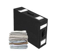 Bedding Storage Box, Foldable Bed Sheet Set Organiser, Foldable Closet Storage with Handle, Breathable Bed Sheet Organizers, 2 Sheet Organizer for Bedding Clothes Blankets