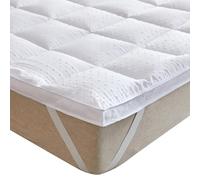 Bedecor 3D Topper Materasso Matrimoniale 160x190cm con Granuli Antiscivolo, Certificato OEKO-TEX, Coprimaterasso Imbottito Letto, Topper Divano Letto