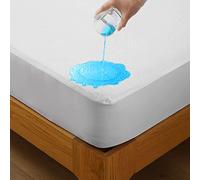 Bedecor Coprimaterasso Impermeabile 150x200 cm King Size - Top in Cotone 80% Spugna (105GSM) Traspirante, Certificato OEKO-TEX, Protezione Anti Acari, Lavabile a 60°C, Angoli Elastici 30cm