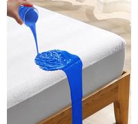 Bedecor Coprimaterasso Matrimoniale 160x200 Impermeabile su 5 Lati in Cotone Cerata per Letto Protezione Salva Materasso Traversa, Certificato OEKO-TEX, Proteggi Materasso, Lavabile