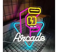 BedEuu Insegna al neon della galleria, ha condotto il segno della macchina del gioco di colore, interruttore di alimentazione USB, usato per la stanza dei giochi, la grotta dell'uomo e la decorazione