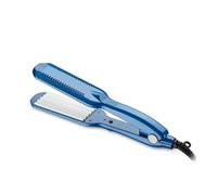 BEDEXU Ferro ondulato in ceramica professionale for ondulazioni ondulate Ferri da stiro Cono arricciacapelli Regola la temperatura della piastra ondulata for capelli larghi cuicui (Size : Blu)