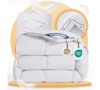 BedFabtasy Zwickel - Coperta invernale in piuma e piumino 240 x 220 cm, con certificazione Oeko-Tex 240 x 220 cm, 100% piume e piumino extra morbide, anallergico, certificato RDS
