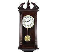 Bedford Clock Collection Orologio da parete classico con pendolo oscillante in finitura rovere ciliegio, 12,1 cm L x 29,8 cm W x 69,8 cm H
