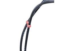 Bediffer 10 Guide per Alloggiamento del Cavo del Freno S Clip per Fibbia in Plastica Resistente e Leggera Rotazione a 360 Gradi per Biciclette Pieghevoli e a Scatto Fisso (#1)
