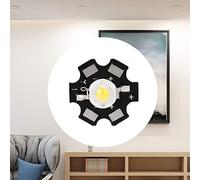 Bediffer 25 Lampadine per Faretti a LED Integrate Ad Alta luminosità da 3 W per Illuminazione Interna di Paesaggi Stradali in Alluminio di Piccole Dimensioni (4000-4500K)