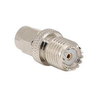 Bediffer Adattatore da SMA a JK, Struttura in Ottone Nichelato | Durevole, ampiamente utilizzato in antenne, radio, telecomunicazioni, installazione semplice, 50 ohm
