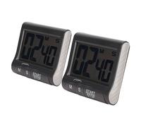 Bediffer Ampio Display Timer con Potente Magnete | Materiale ABS, schermo LCD di facile lettura, per ufficio, aula, cucina