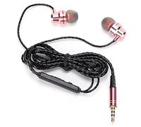 Bediffer Auricolari con Cavo da 3,5 Mm Dal Design Ergonomico | Bassi extra, microfono ad alta definizione, compatibile con smartphone, comodo da indossare a lungo