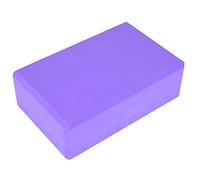 Bediffer Blocchi di Schiuma per Yoga, Aiuto per L'allenamento Ecologico e Antiscivolo per le Pose, Perfetto per le Lezioni di Yoga, Disponibile in Blu 23 * 15 * 7,5 Cm (Viola)