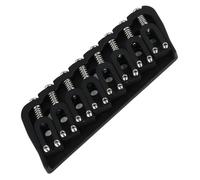 Bediffer Cordiera a Ponte per Chitarra Elettrica, Robusto Accessorio in Metallo a 8 Corde per una Facile Accordatura e una Migliore qualità del Suono, Adatto per Chitarre Elettriche, Include Viti e