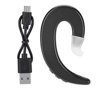 Bediffer Gancio Auricolare a Mani libere Cuffie Bluetooth Cuffie Auricolari Senza Fili a conduzione ossea indolore Sostituzione delle Cuffie(Black)