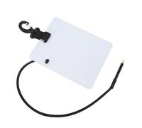 Bediffer Lavagna Impermeabile Wordpad per Immersione con Matita per la Comunicazione Subacquea - Opzioni Compatte 5,0x6,0 Pollici e 5,8x7,2 Pollici (Piccola dimensione 127 * 153 * 3 mm)