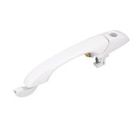 Bediffer Maniglia di Ricambio per Portiera Esterna Bianca per Auto Durevole per Grand Caravan SXT Premium per Proprietari di Grand Caravan Materiale ABS (Anteriore sinistro: con foro 1NA57AXRAD,)