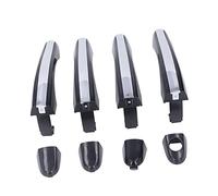 Bediffer Maniglia per Porta Esterna Azera Cromata, Design Alla Moda per Berlina GLS SE Limited, Accessori di Ricambio per 4 Pezzi per il Periodo 2006-2011, Materiale ABS