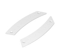 Bediffer Maniglia per Porta Interna in Lega di Alluminio, Elegante Ricambio per Accessori Auto, 2 unità (Argento)