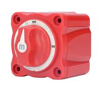 Bediffer Mini Interruttore Batteria a Circuito Singolo 300A per Yacht Marini, Selettore Batteria ON/OFF Ad Alta Resistenza, Design Pratico per Barche, Materiale ABS