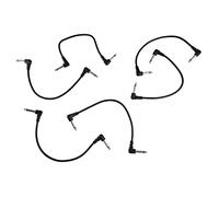 Bediffer Pacchetto Cavi per Pedale per Chitarra da 6 Pezzi, Filo per Effetti Elettrici Durevole, Trasmissione Senza Rumore per gli Amanti della Musica, Lungo 31 Cm, Design Antiscivolo
