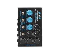 Bediffer Pedale per Effetti per Basso Amplificatore Multifunzione di Livello Professionale con Equalizzatore a 3 Bande e Simulatore di Cabinet per Performance Dal Vivo 12,3 Cm