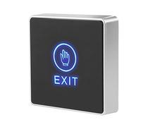 Bediffer Pulsante di Uscita Touch per Porta, Elegante Interruttore a Pressione con Luce LED per un Comodo Controllo degli Accessi Notturni, Pannello in Plastica Resistente, 1 unità