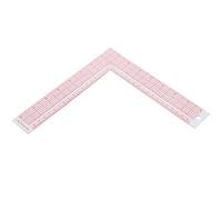 Bediffer Righello Quadrato, Resistente Strumento Ad Angolo Retto in PMMA | Materiale trasparente, scale di facile lettura, ottimo per l\'artigianato, il disegno, la sartoria