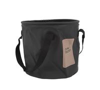 Bediffer Secchio Pieghevole Secchio per Acqua Pieghevole Portatile Addensato da 10 Litri per Campeggio, Pesca, Escursionismo, Realizzato in PVC (Nera)