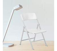 Bediffer Sedia Pieghevole per Bambole Mobili in Miniatura Durevoli per Casa delle Bambole, Modello Giocattolo per Casa delle 1/6 o, Materiale in Lega di Plastica, 8,5 * 9 * 17,5 Cm per Scena in