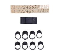 Bediffer Set Culla Protettiva in Silicone con Maniche per Dita del Tamburo per Musicisti di Batteria Eterei, 8 Pezzi, Morbido e Resistente Ai Graffi