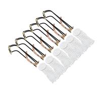 Bediffer Set di Binari di Scorrimento per Tavolo da Biliardo con 6 Sacchetti di Rete per Biliardo a 8 Palle e Cinese, Metallo Zincato Resistente