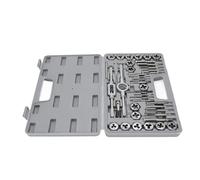 Bediffer Set di Maschi e Filiere Professionali in Acciaio Legato da 40 Pezzi per Kit di Utensili per Filettare, Ideali per gli Appassionati e i Professionisti della Lavorazione dei Metalli