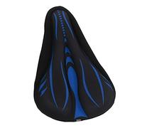 Bediffer Set di Sedili per Bici, Cuscino Ergonomico e Traspirante per Alleviare il Dolore in Mountain Bike con Materiale Siliconico, 1 unità (Blu)