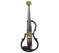 Bediffer Set Violino Elettrico 4/4 a Grandezza Naturale, Violino Professionale Silenzioso in Fibra di Carbonio per Studenti, Leggero con Cuffie, Perfetto per Esercitazioni e Prestazioni (Venatura