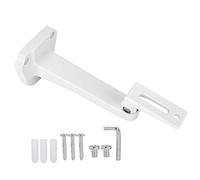 Bediffer Staffa per Telecamera di Sorveglianza Robusto Supporto per Telecamera per Montaggio a Parete per Monitoraggio Interno Ed Esterno per Edifici, Hotel, Materiale ABS Bianco 8,3 * 3,0 * 2,8
