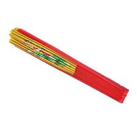 Bediffer Ventaglio Tai Chi Elegante Ventaglio da Danza in Seta di bambù per la Pratica e L'allenamento del Wushu, Materiale Naturale Leggero (Oro)