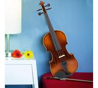 Bediffer Violino in Acero per Principianti, Design retrò con e Colofonia,