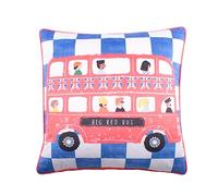 Bedlam - On The Move - Cuscino imbottito in velluto - 43 x 43 cm in blu