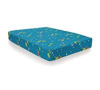 Bedlam Sea Life-Glow in The Dark - Lenzuolo con Angoli, per Letto Singolo, Multicolore